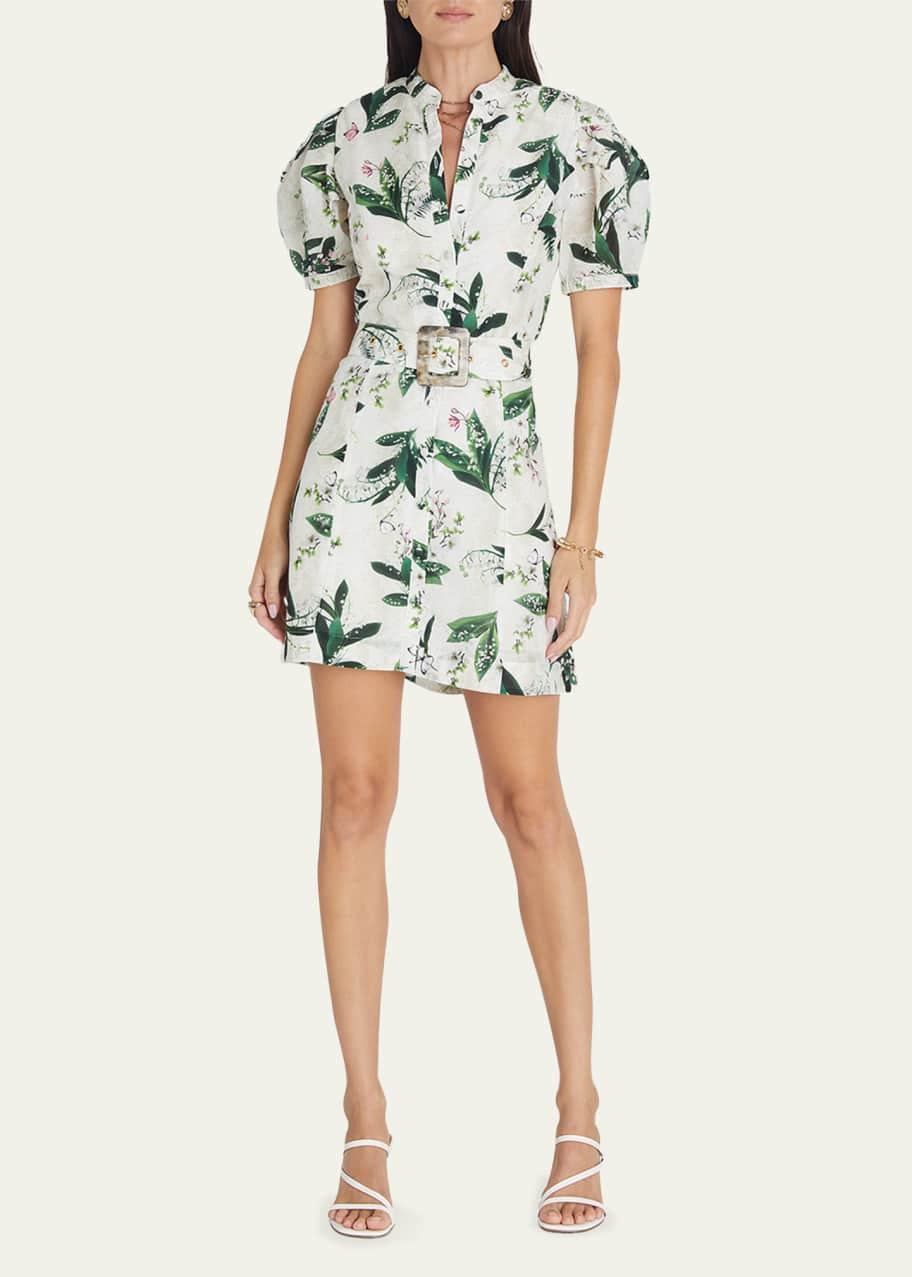 Aqua Blu Australia Lily Charlie Belted Mini Dress - Bergdorf Goodman