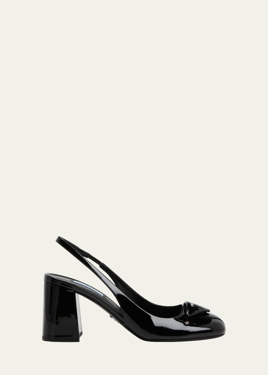 Prada Vernice Patent Slingback Pumps - Bergdorf Goodman