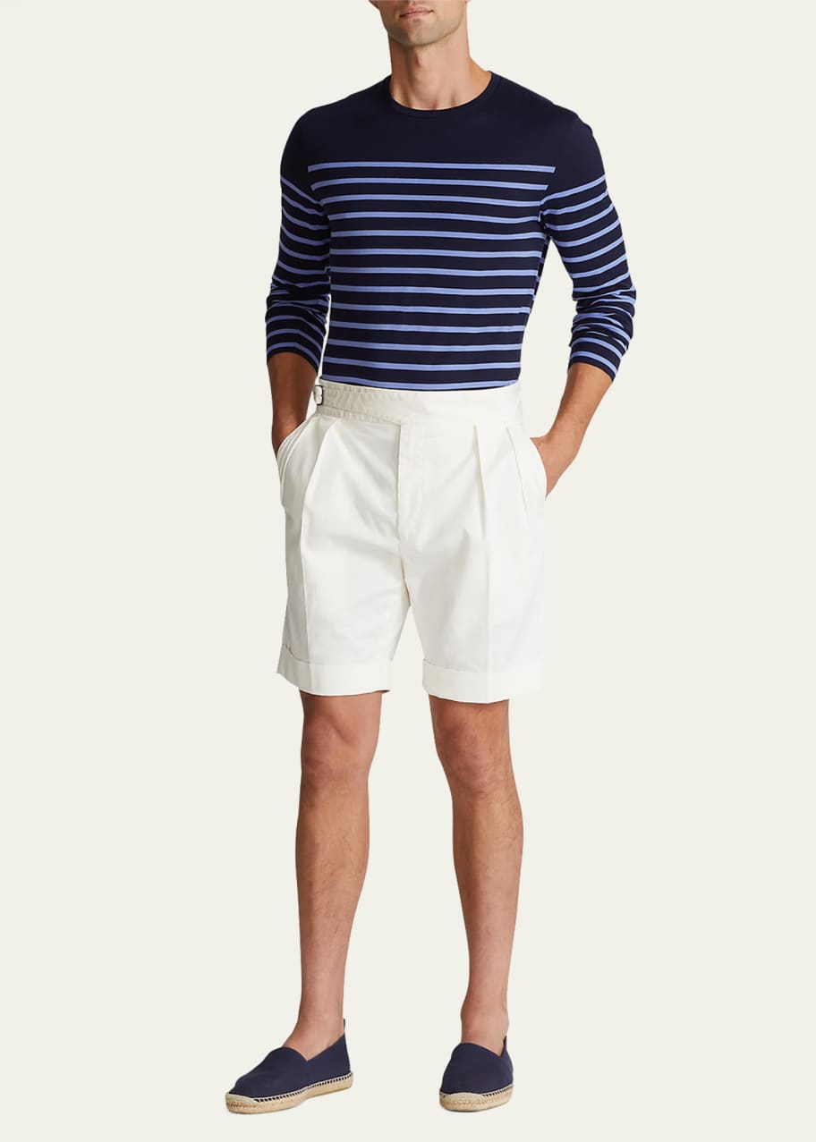 Ralph Lauren Purple Label Men's Striped Crew TShirt Bergdorf Goodman