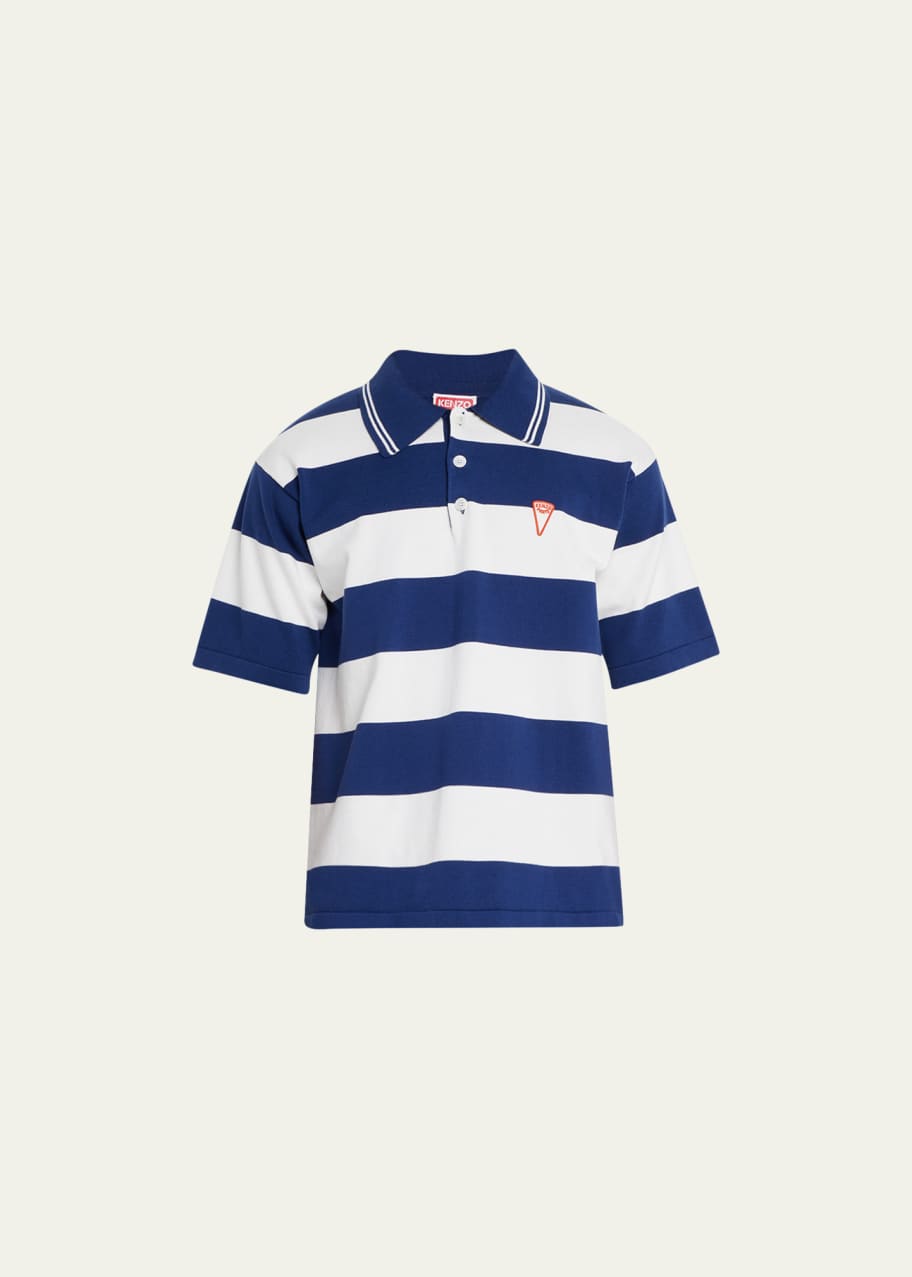 Kenzo Men s Nautical Graphic Polo Shirt Bergdorf Goodman