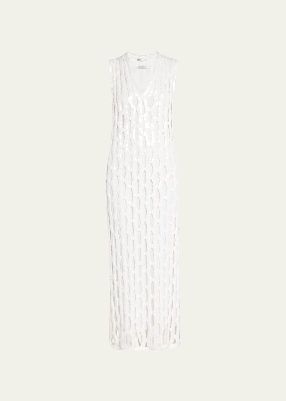 Brunello Cucinelli Couture Ribbon-Effect Knit Sheath Dress - Bergdorf  Goodman