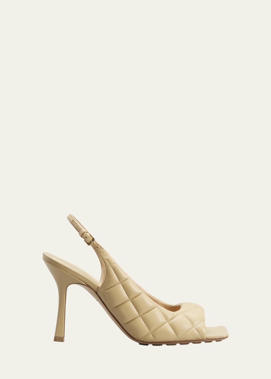 Bottega Veneta Padded Lambskin Slingback Sandals Bergdorf Goodman