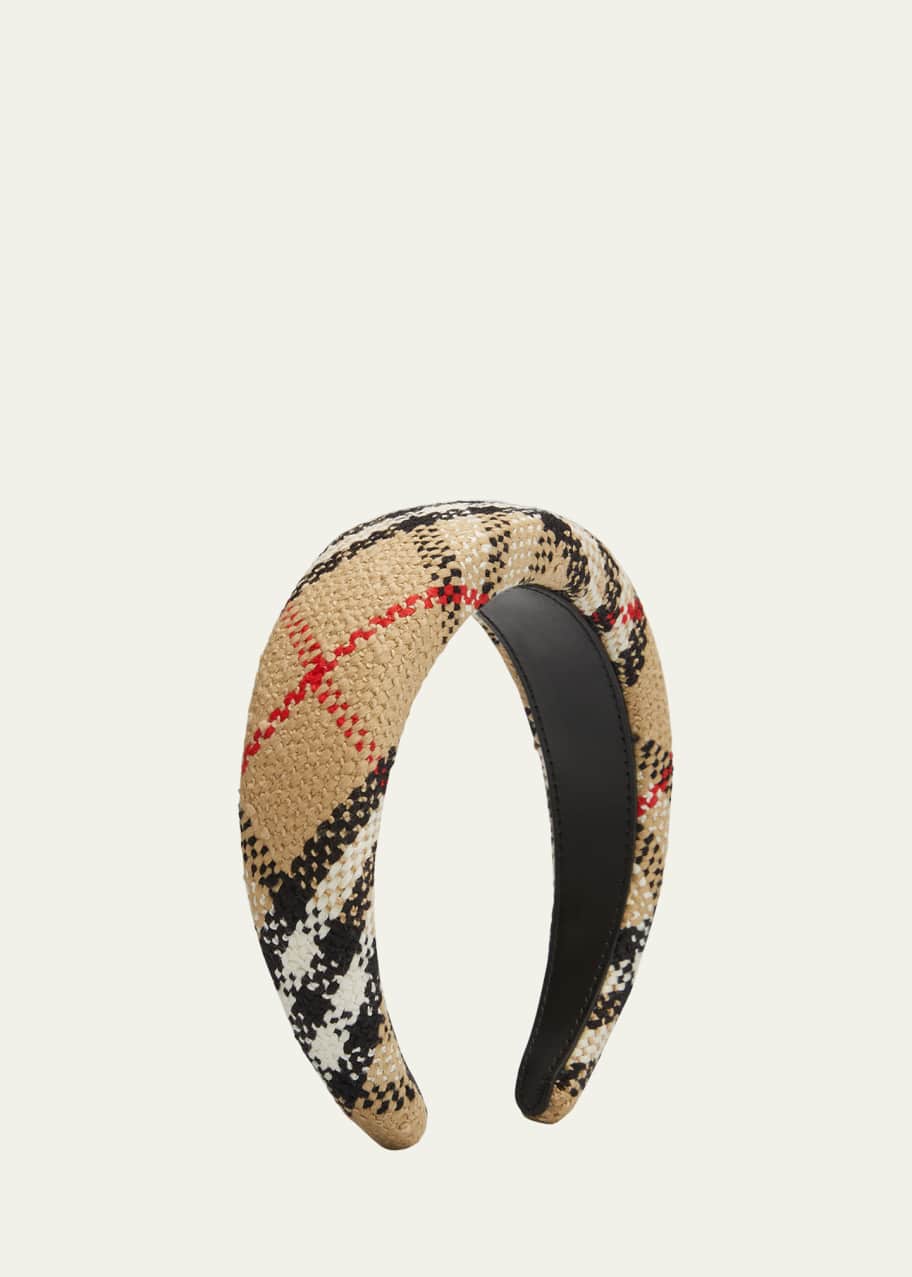 Burberry nova check headband top