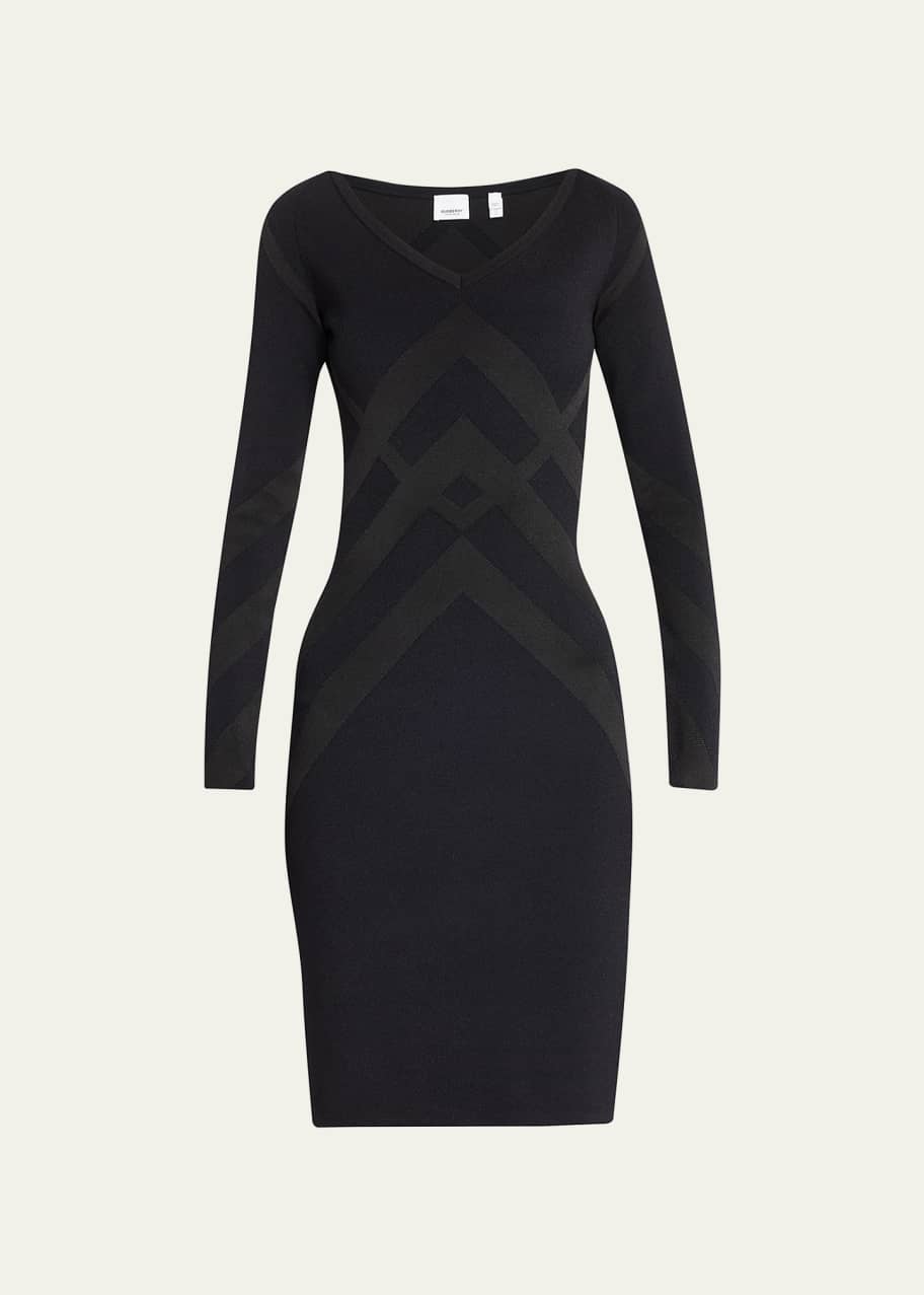 cocktail dress long sleeve midi PRETTYGARDEN Midi Dresses for Women Fall Fashion Long Sleeve Ruched Bo main image 1