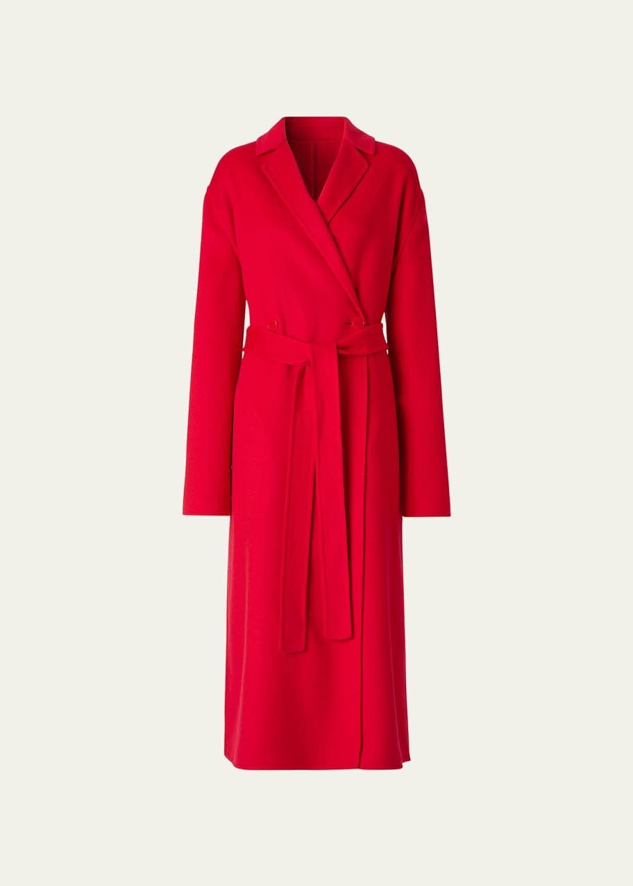 Image 1 of 1: Sulby Cashmere Belted Trench Coat