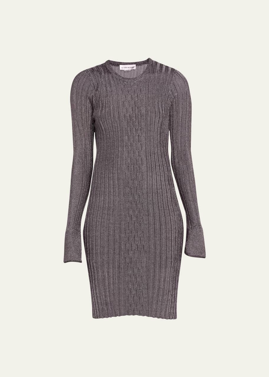 strapless open back dress Metallic Rib Dress by Organic by John Patrick- La Garçonne