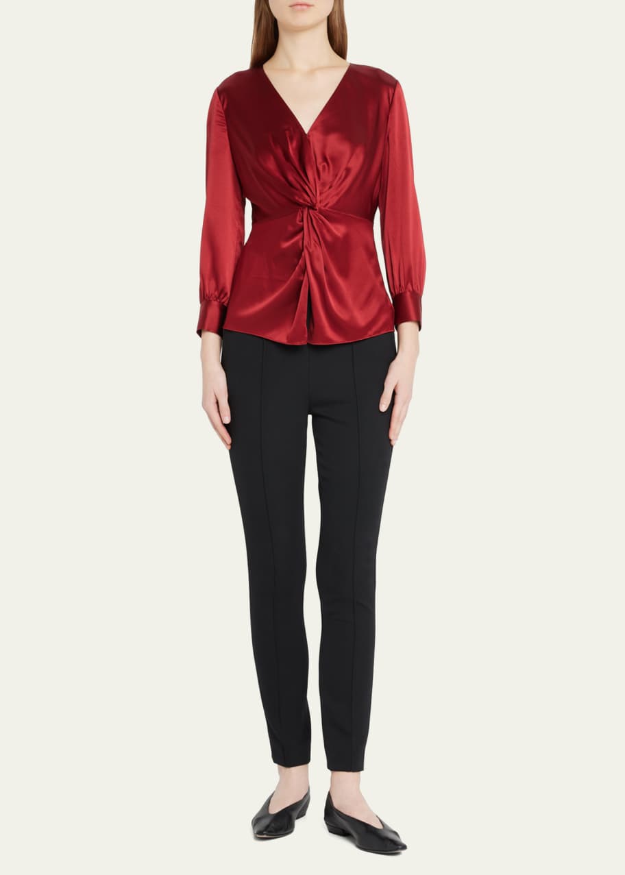 Theory discount satin blouse