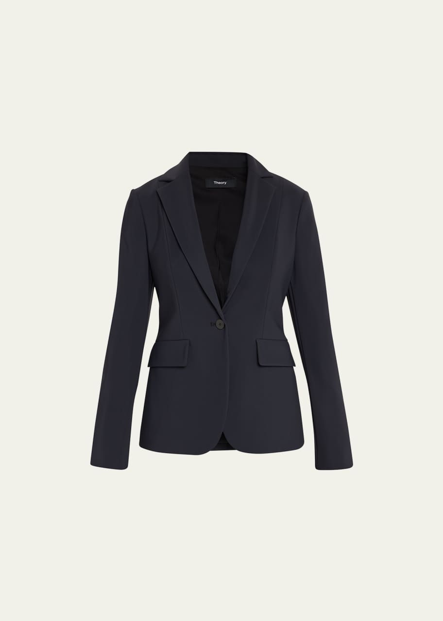 【美品】Theory Precision Ponte Casual Blazer Grey Precision Ponte Clinton Blazer | Theory