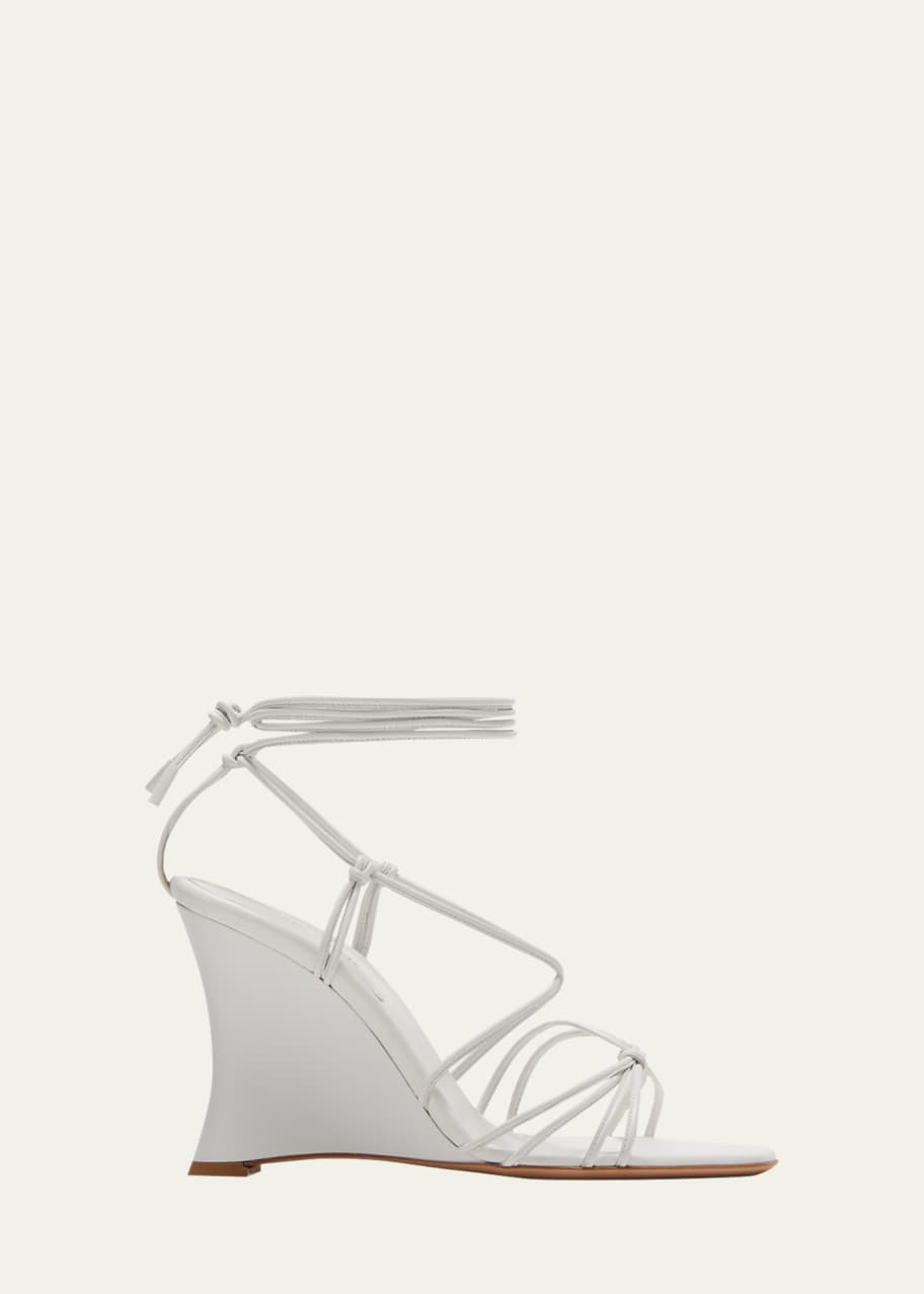 Wrap cheap wedge heels