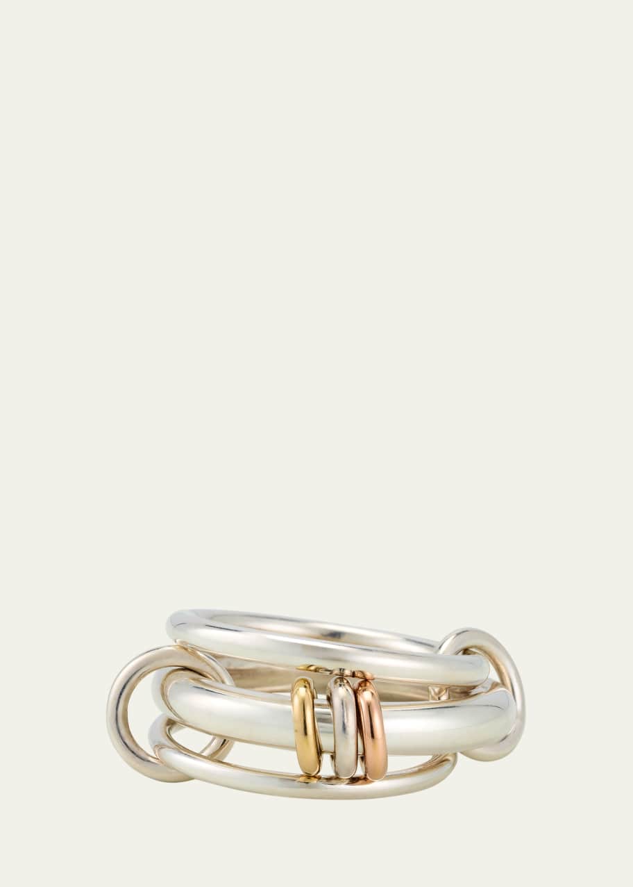 Spinelli Kilcollin Gemini SG Three Link Ring in Sterling Silver