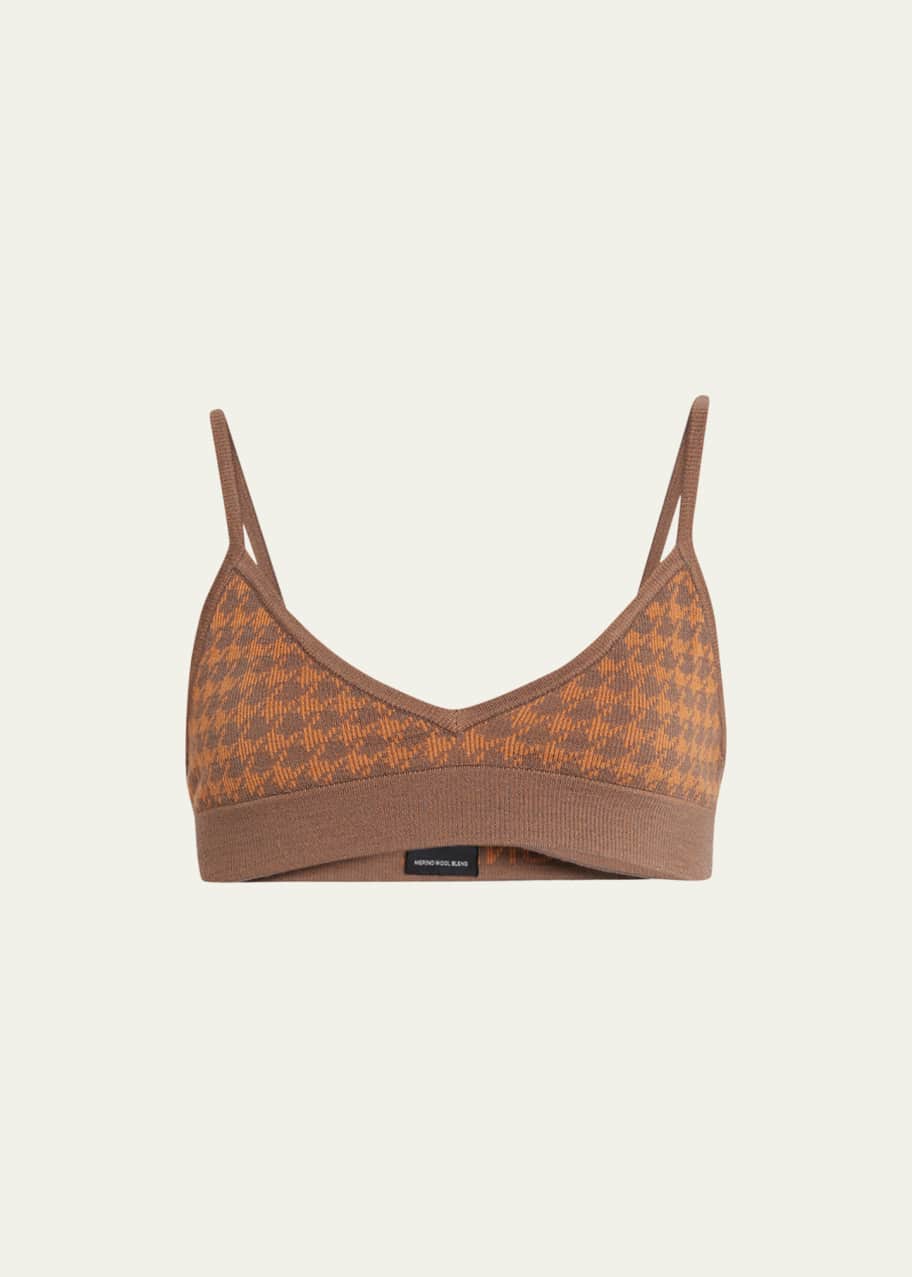Checked bralet deals