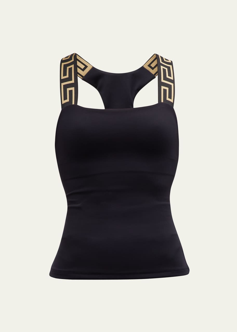 VERSACE グレカ ジム トップ Versace Greca Border Gym Tank Top - Bergdorf Goodman