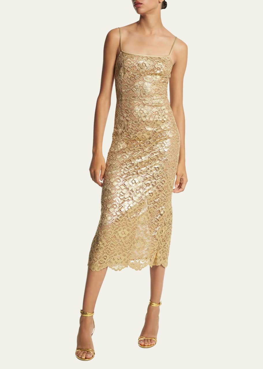 Ganni cameron outlet slip dress