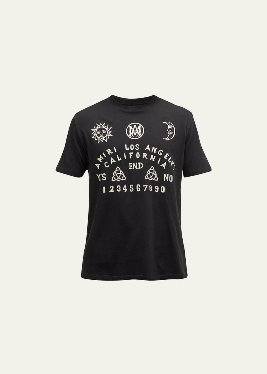 AMIRI::Tシャツ:\tXS[RESALE] Amiri Black Cotton Jersey Distressed Crew Neck T-Shirt XS