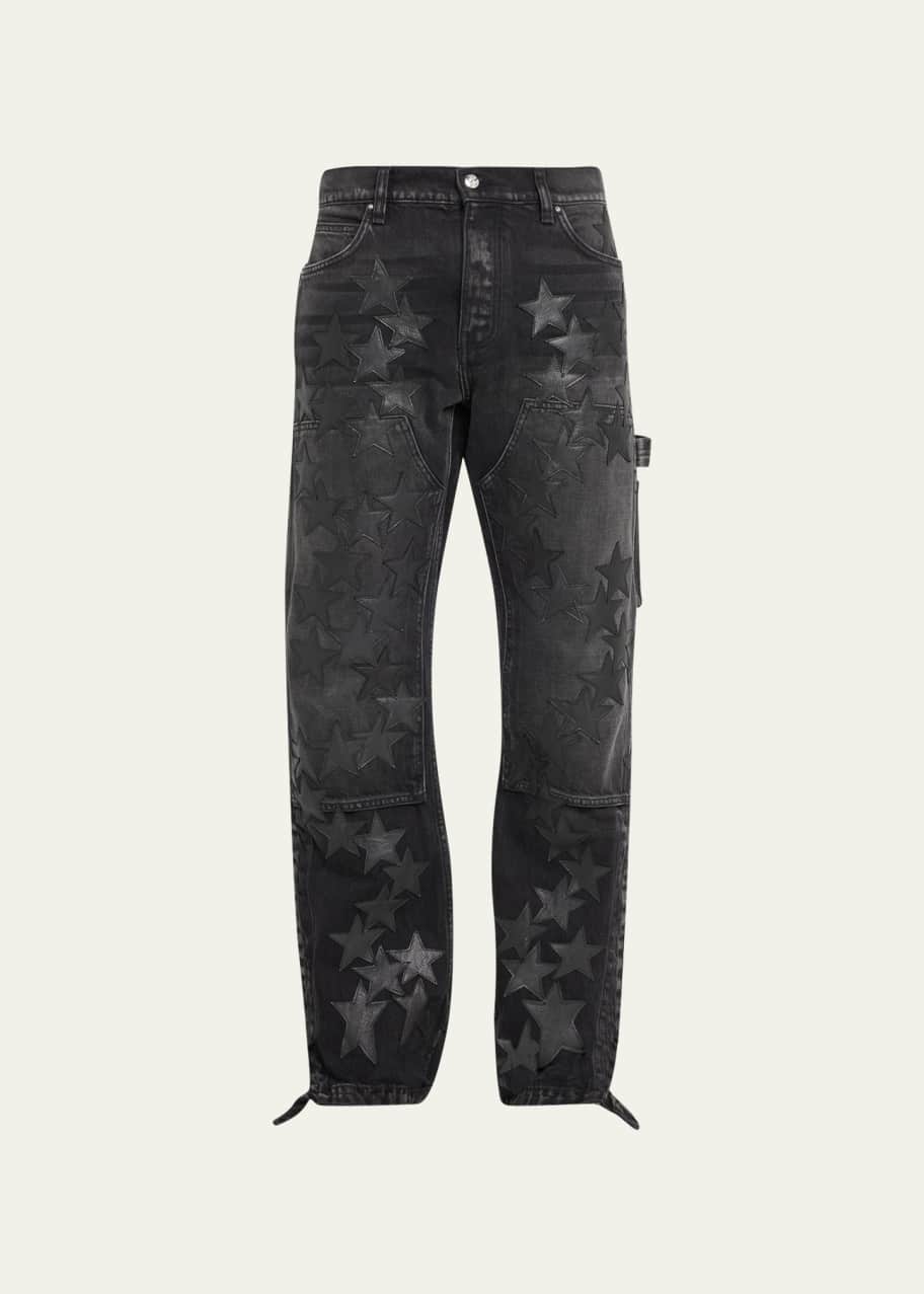 Amiri Men's Chemist Stars Carpenter Jeans - Bergdorf Goodman