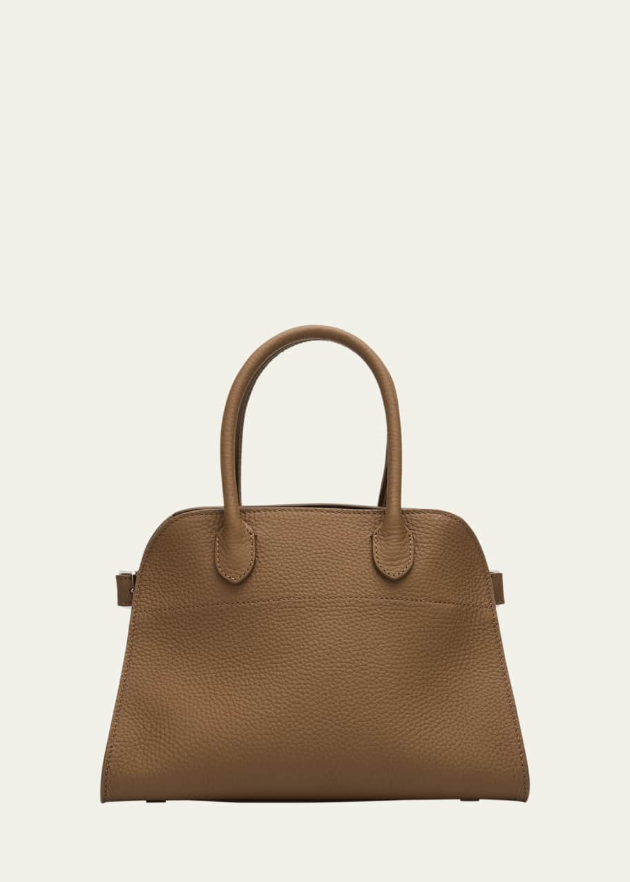 THE ROW Margaux 10 Top-Handle Bag in Grain Leather - Bergdorf Goodman