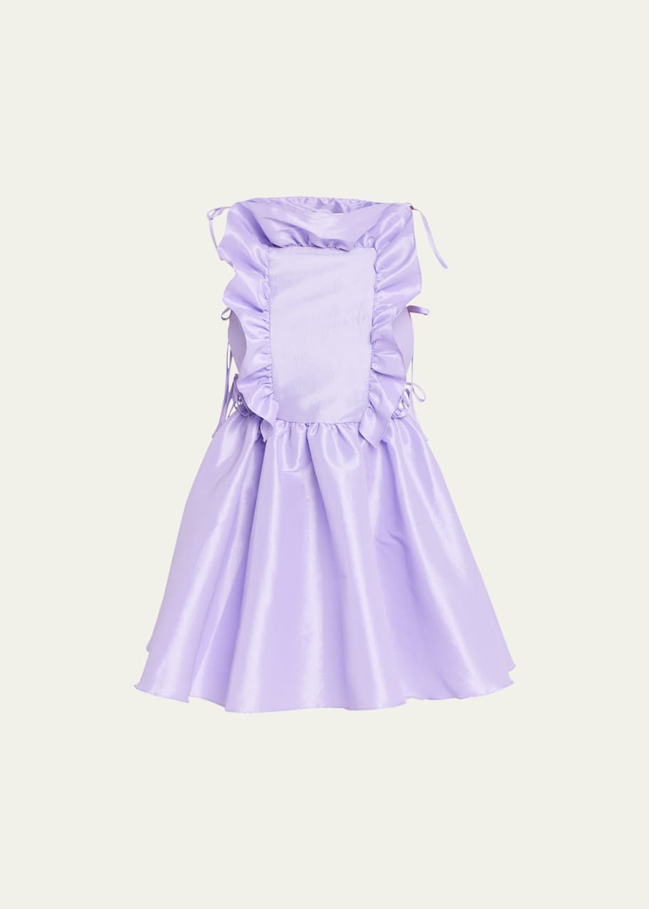 kika vargas purple dress $751 Kika Vargas Women's Purple Button-Up Collared Cutout A-Line Dress Size  S