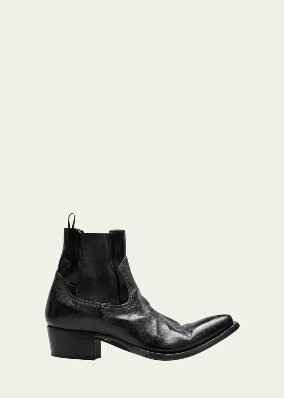 Men s Runaway Leather Ankle Boots