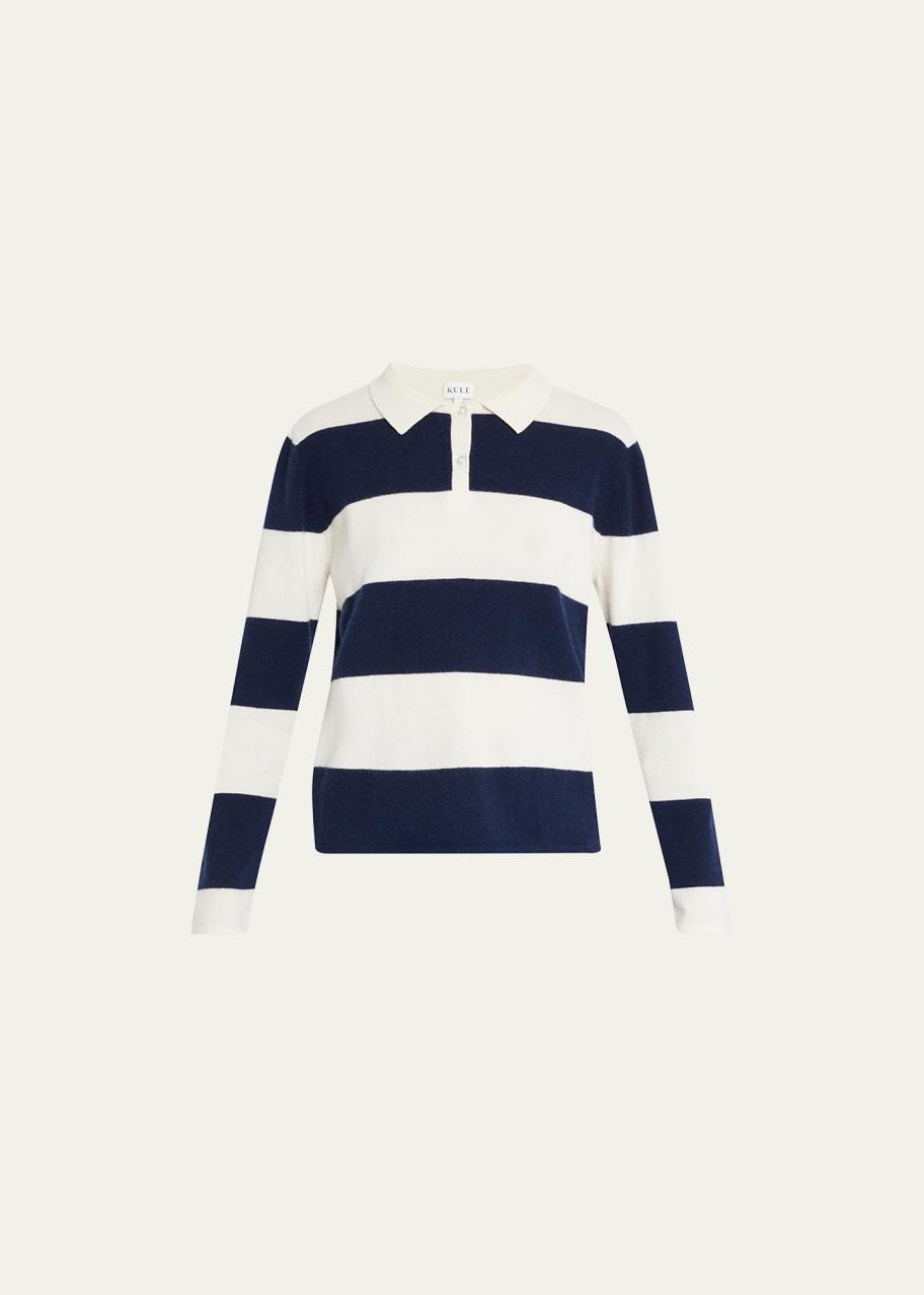 Kule The Enzo Striped Rugby Top - Bergdorf Goodman