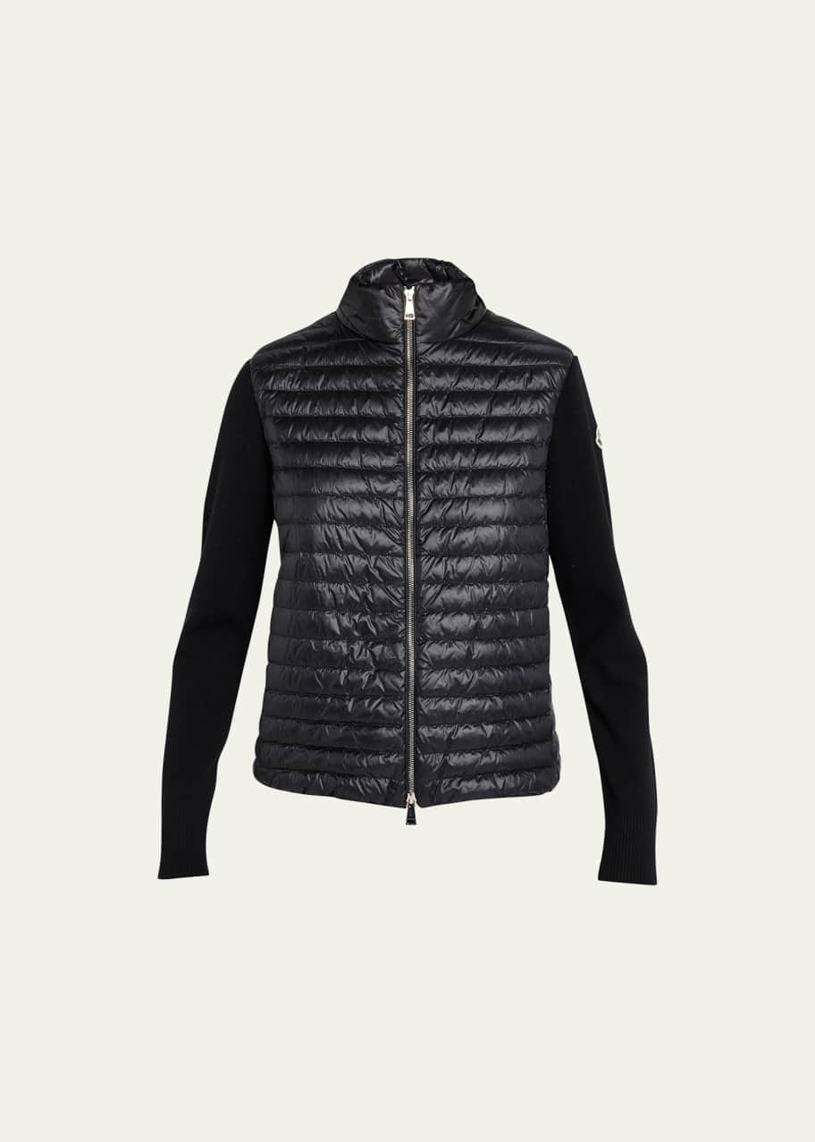 Moncler mixed media cardigan sale