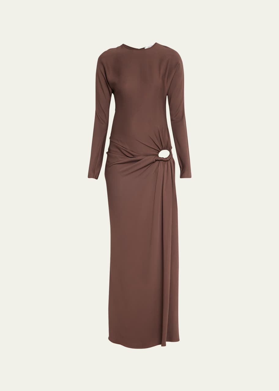Christopher Esber Ruched Twisted Cutout Column Dress - Bergdorf Goodman