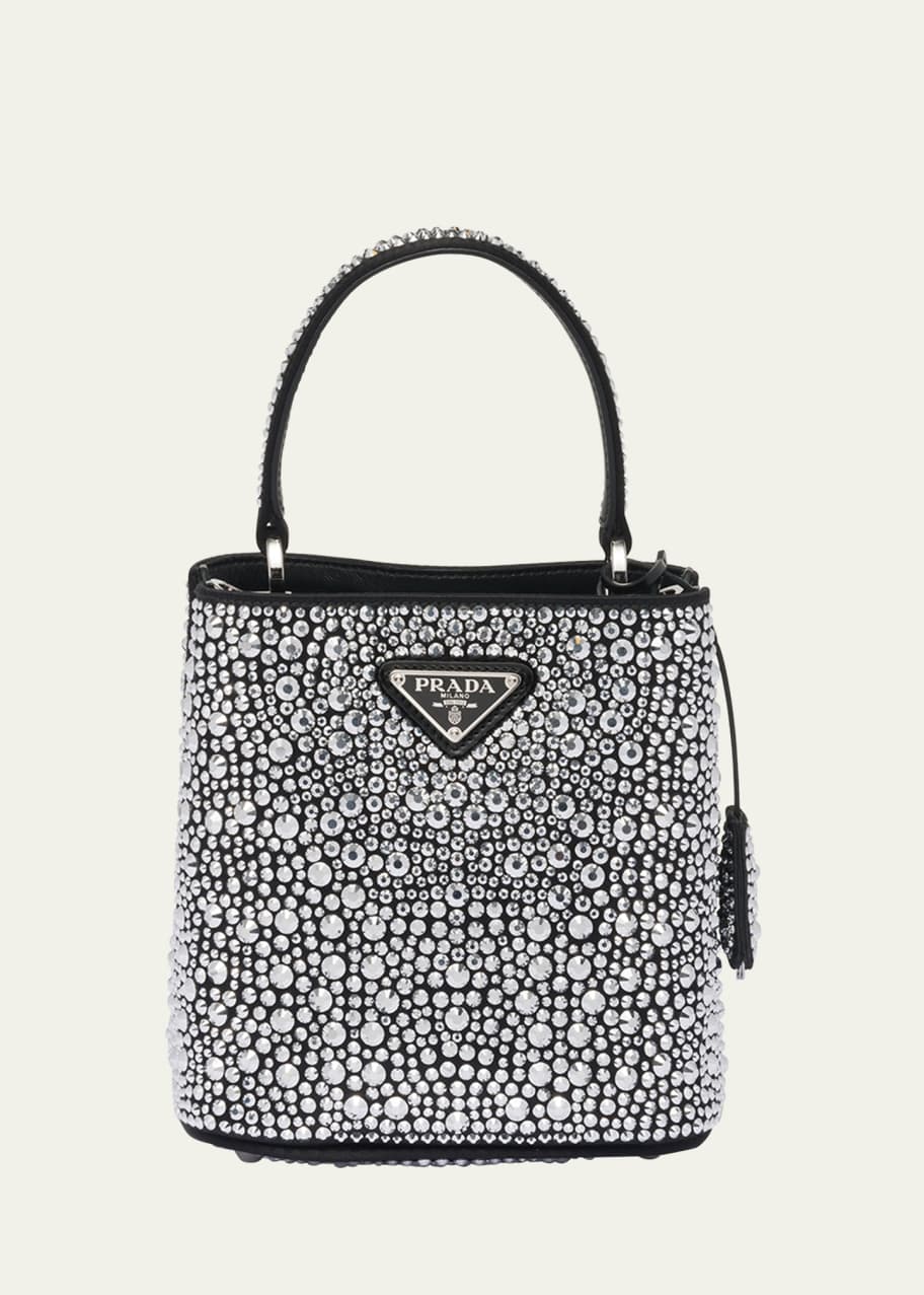 ハンドバッグ PRADA TOP-HANDLE BAG Prada Monochrome Saffiano Top Handle Crossbody Tote Bag