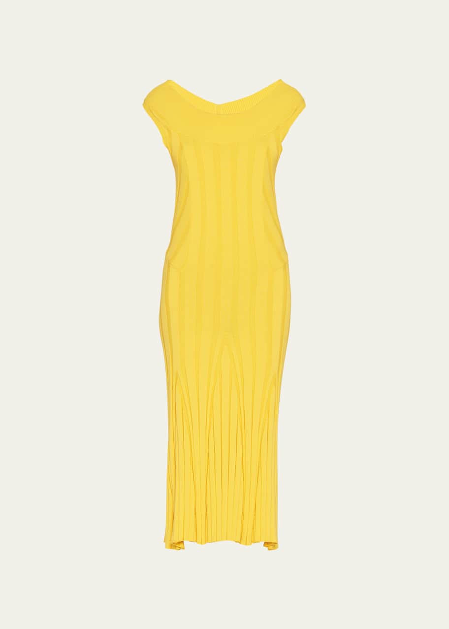 ribbed cutout dress STAR Black Ribbed Cutout Choker Midi Dress