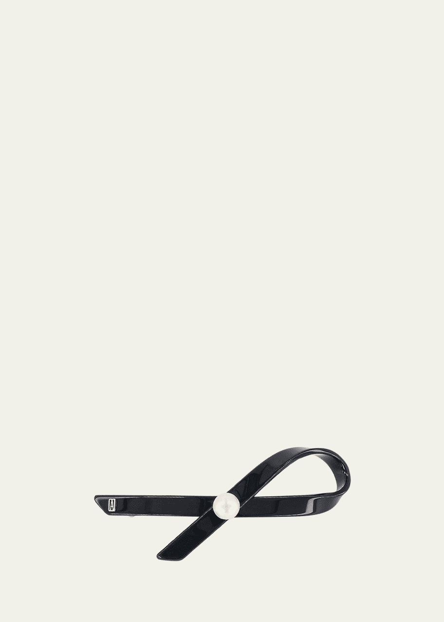 Image 1 of 1: Pearly Ribbon Barrette