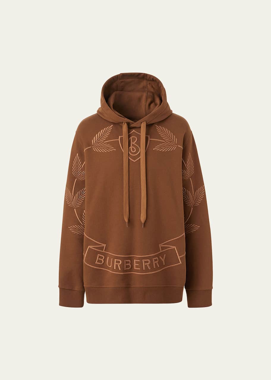 Men s Terry Embroidered Crest Hoodie