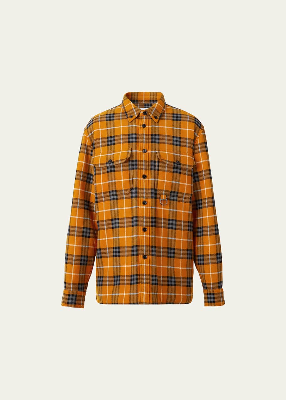Burberry plaid flannel discount