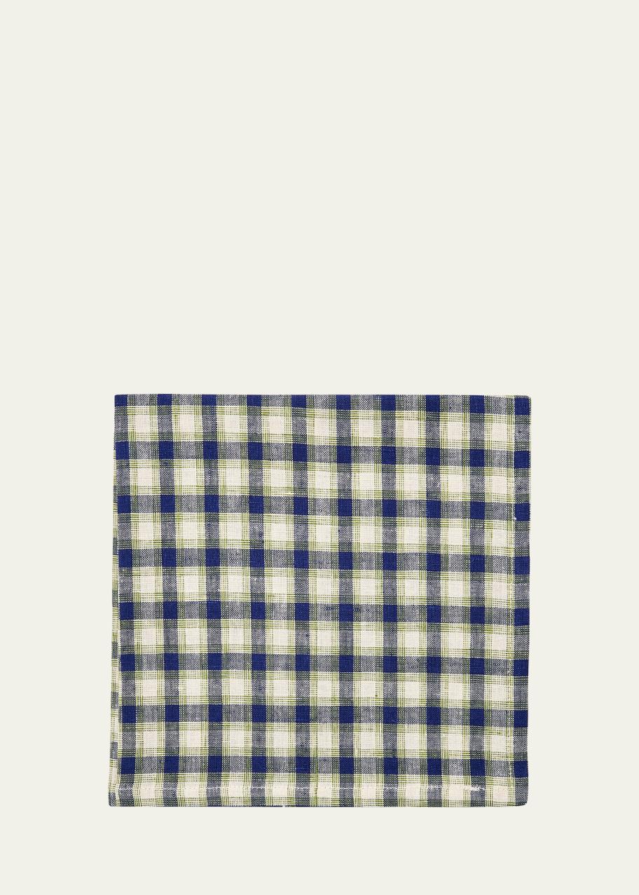 Deborah Rhodes London Check Linen Napkin - Bergdorf Goodman