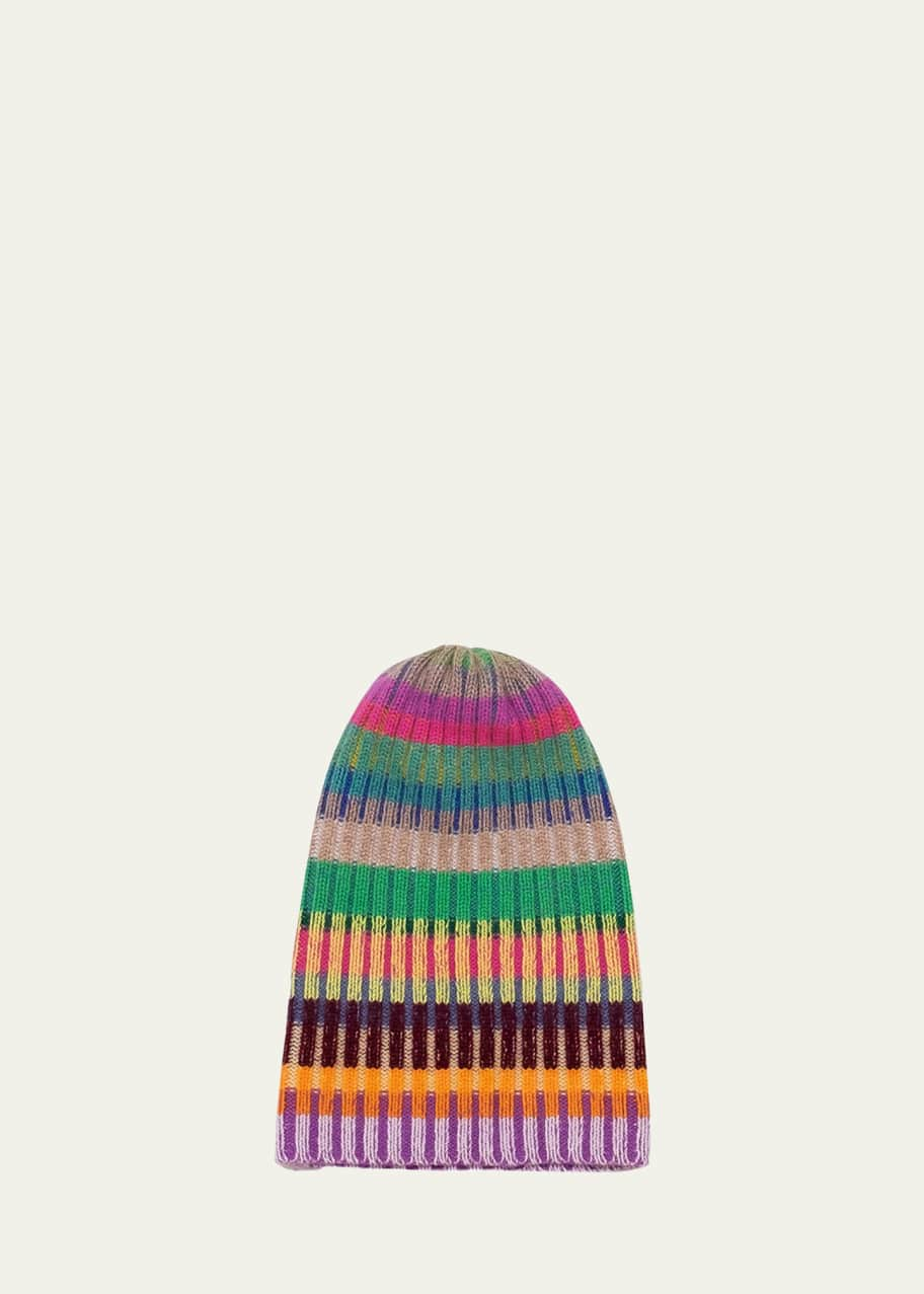 The Elder Statesman Men's Oasis Rib Cashmere Beanie Hat - Bergdorf Goodman