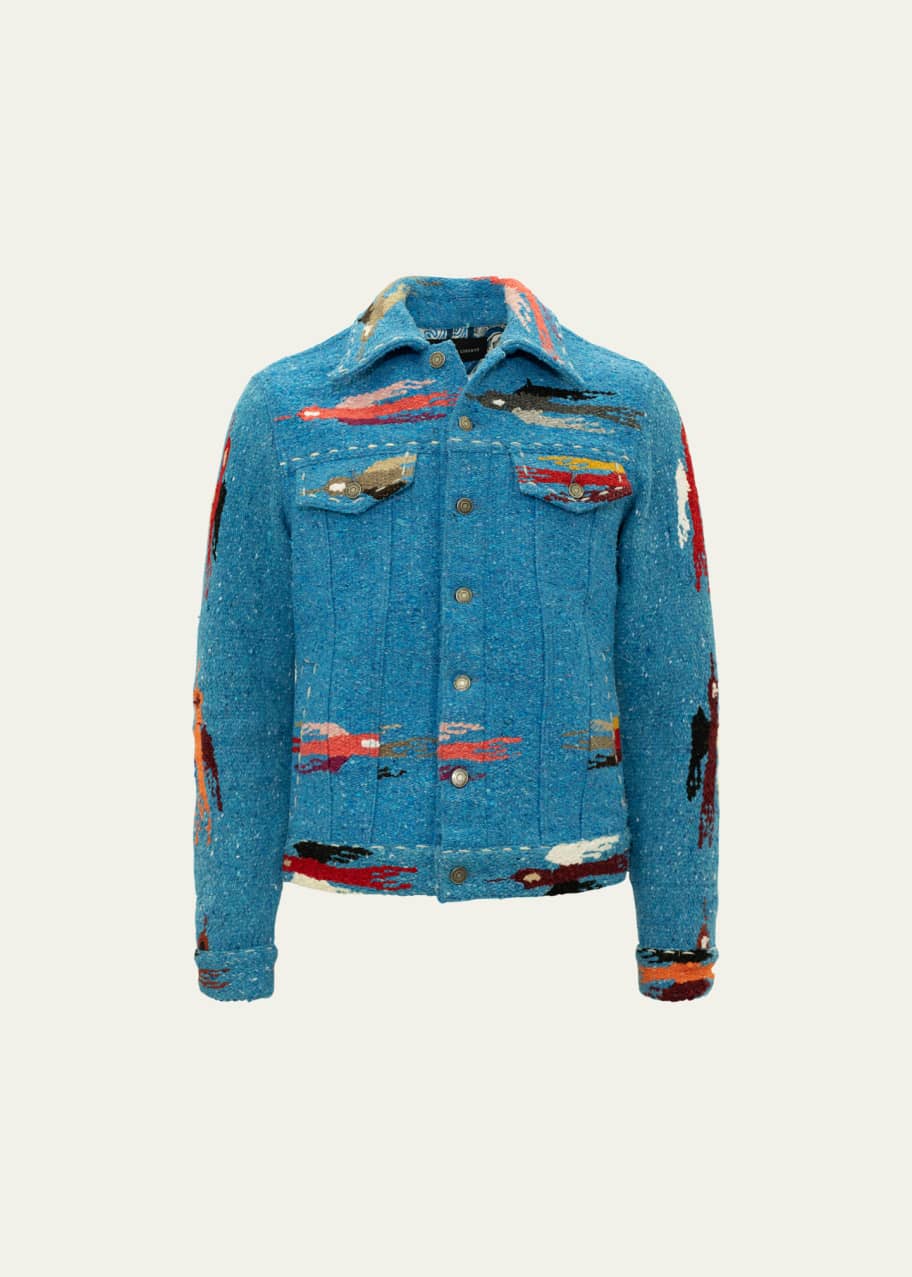 Men s Johnny Mexican Blanket Jacket
