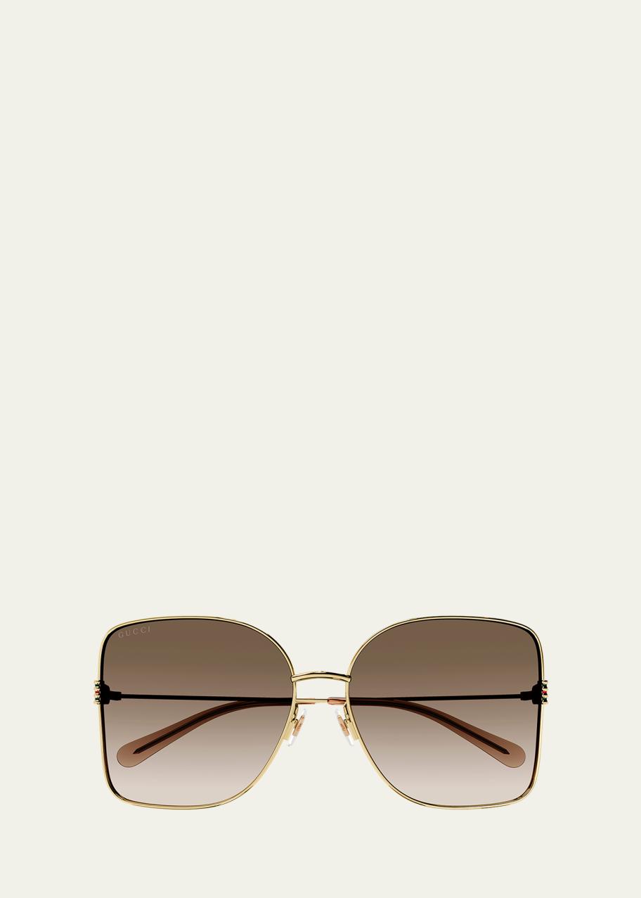 Gucci GG Metal Butterfly Sunglasses Gucci GG Metal Butterfly Sunglasses - Bergdorf Goodman main image 2