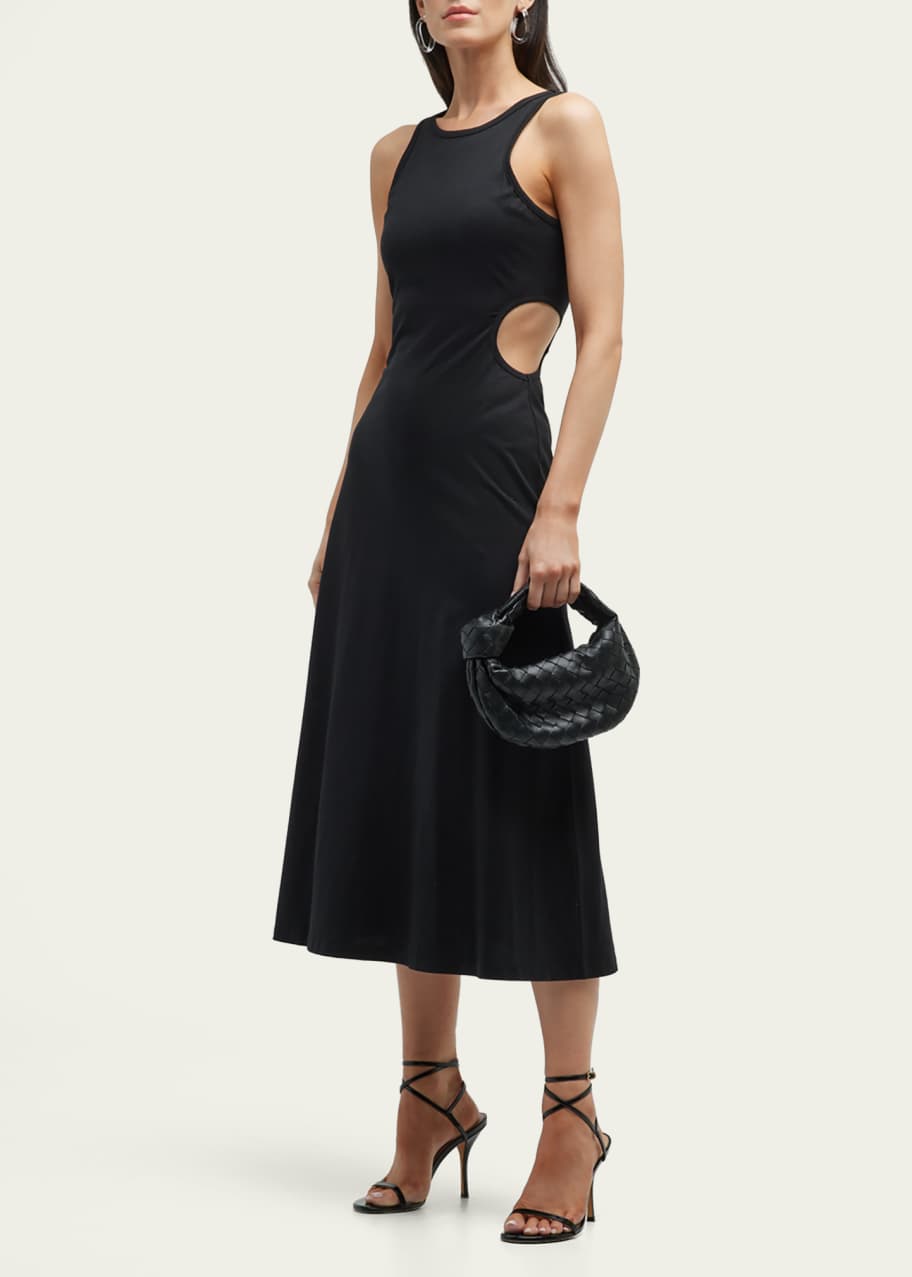 FRAME Cut-Out Knit Midi Dress - Bergdorf Goodman