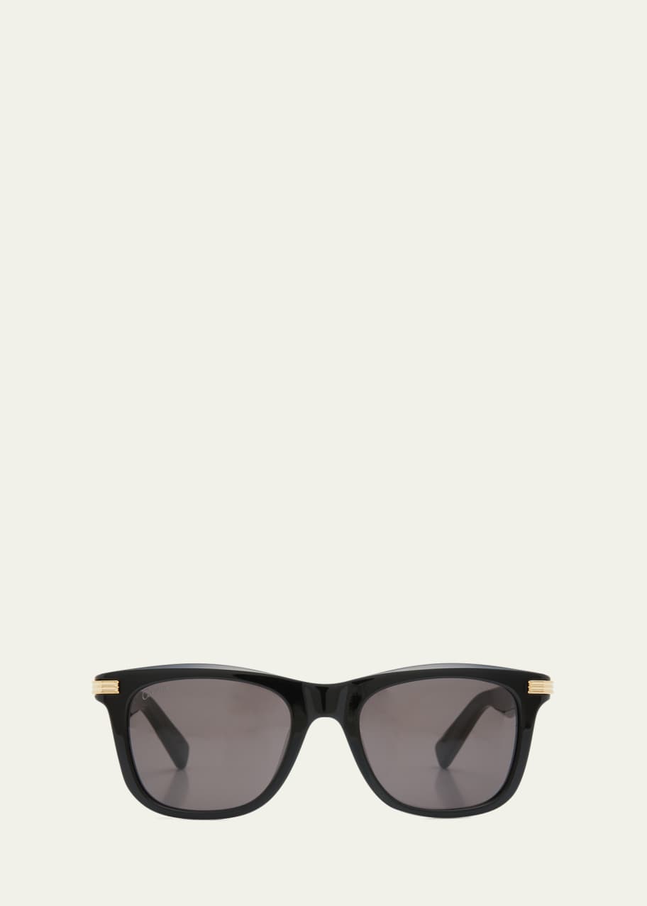 Image 1 of 1: Men's Saddle Bridge Square Sunglasses