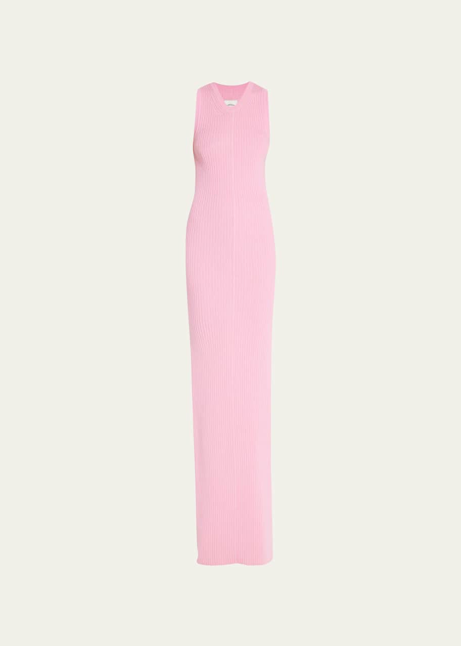 Marc Jacobs Ribbed Tank Gown w/ Back Slit - Bergdorf Goodman