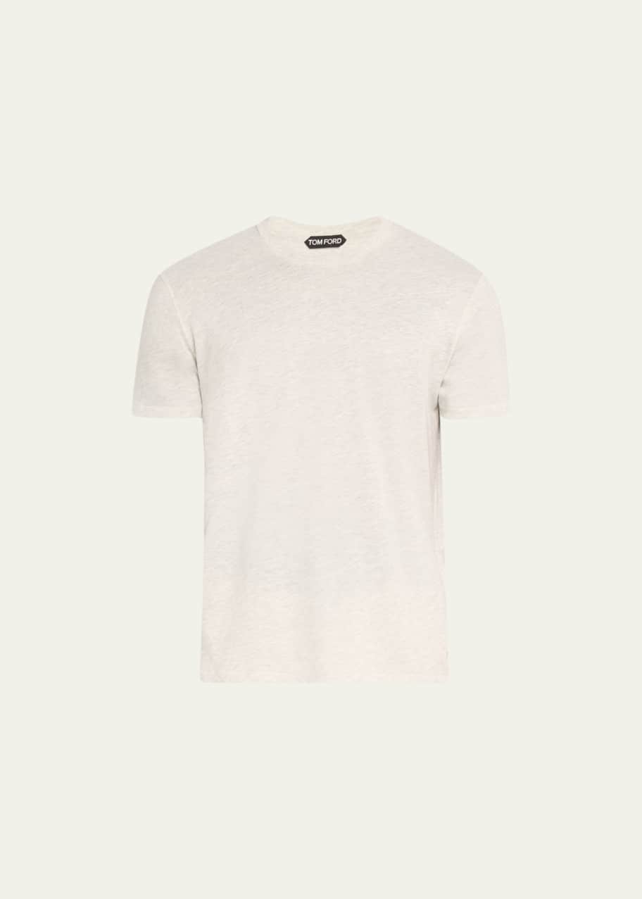 Image 1 of 1: Men's Cotton Crewneck T-Shirt