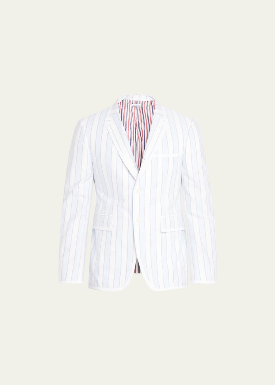 Thom Browne Men's Awning Striped Oxford Sport Coat Bergdorf Goodman