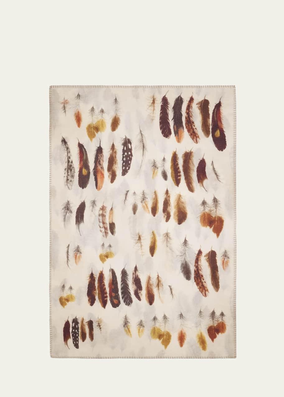Image 1 of 1: Monferratzu Cashmere Throw Blanket