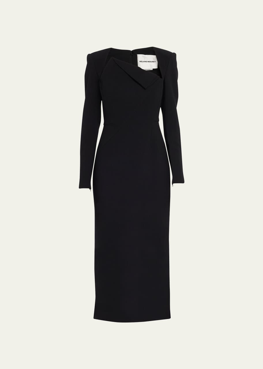 roland mouret asymmetric dress Roland Mouret Asymmetric Midi Dress
