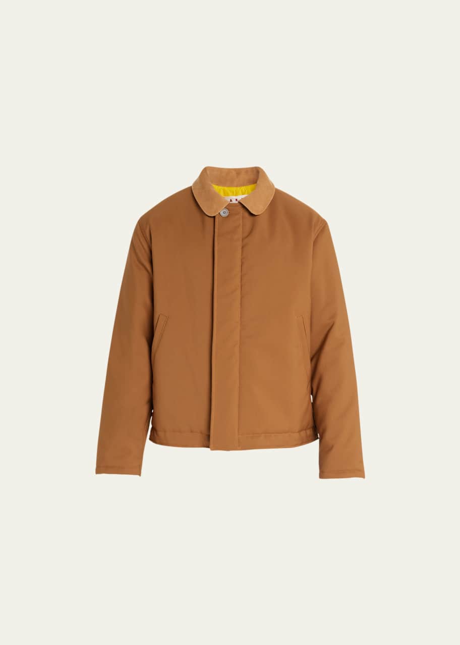 Marni Men's Padded Canvas Work Jacket - Bergdorf Goodman