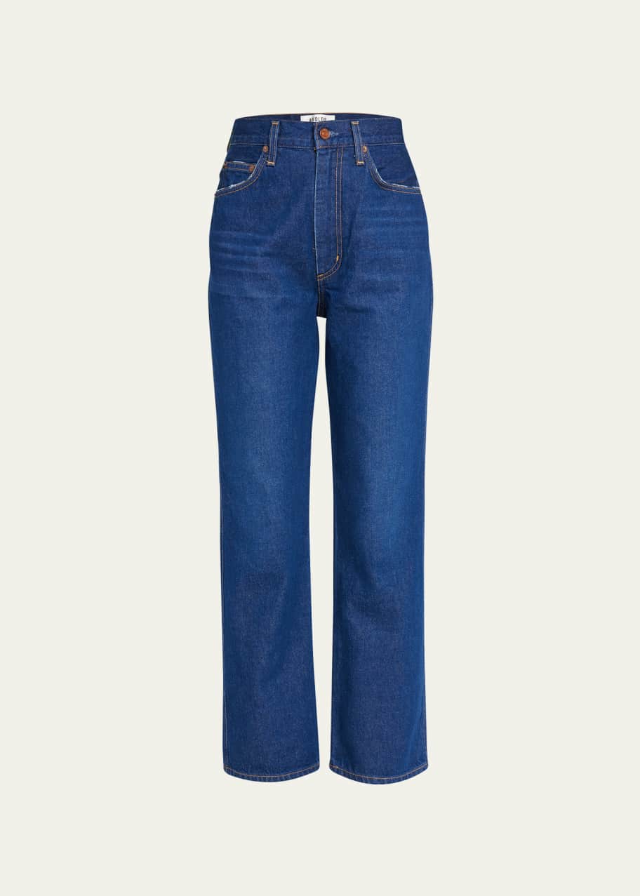 AGOLDE The Pinch Waist Kick Flare Cropped Jeans Bergdorf Goodman