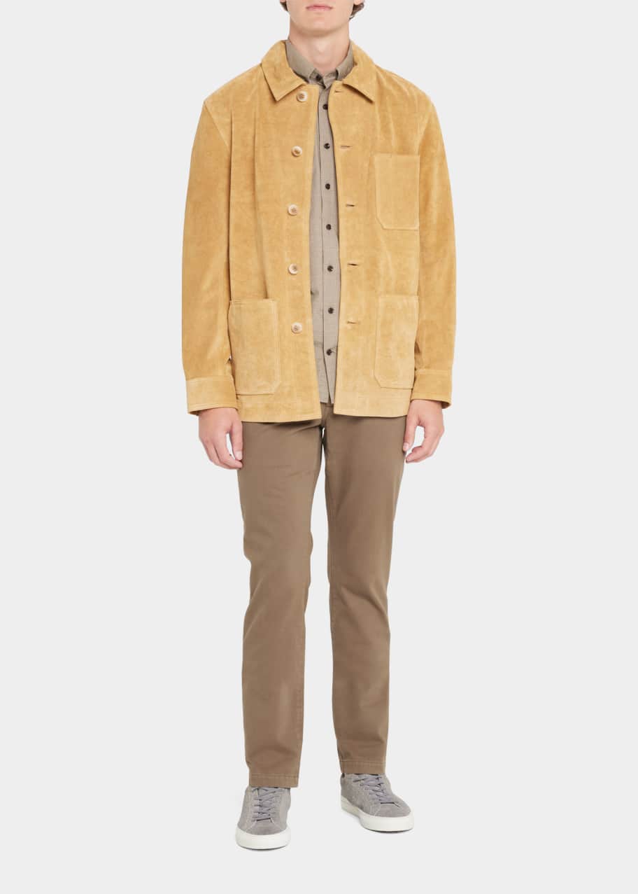 TAYLOR STITCH Men's Ojai Suede Chore Jacket - Bergdorf Goodman