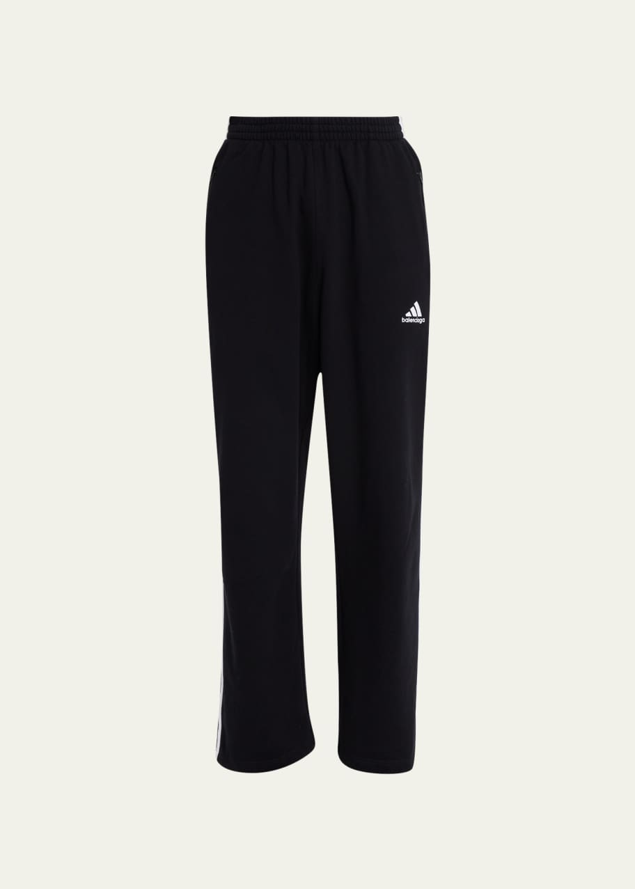 Adidas side stripe outlet track pants