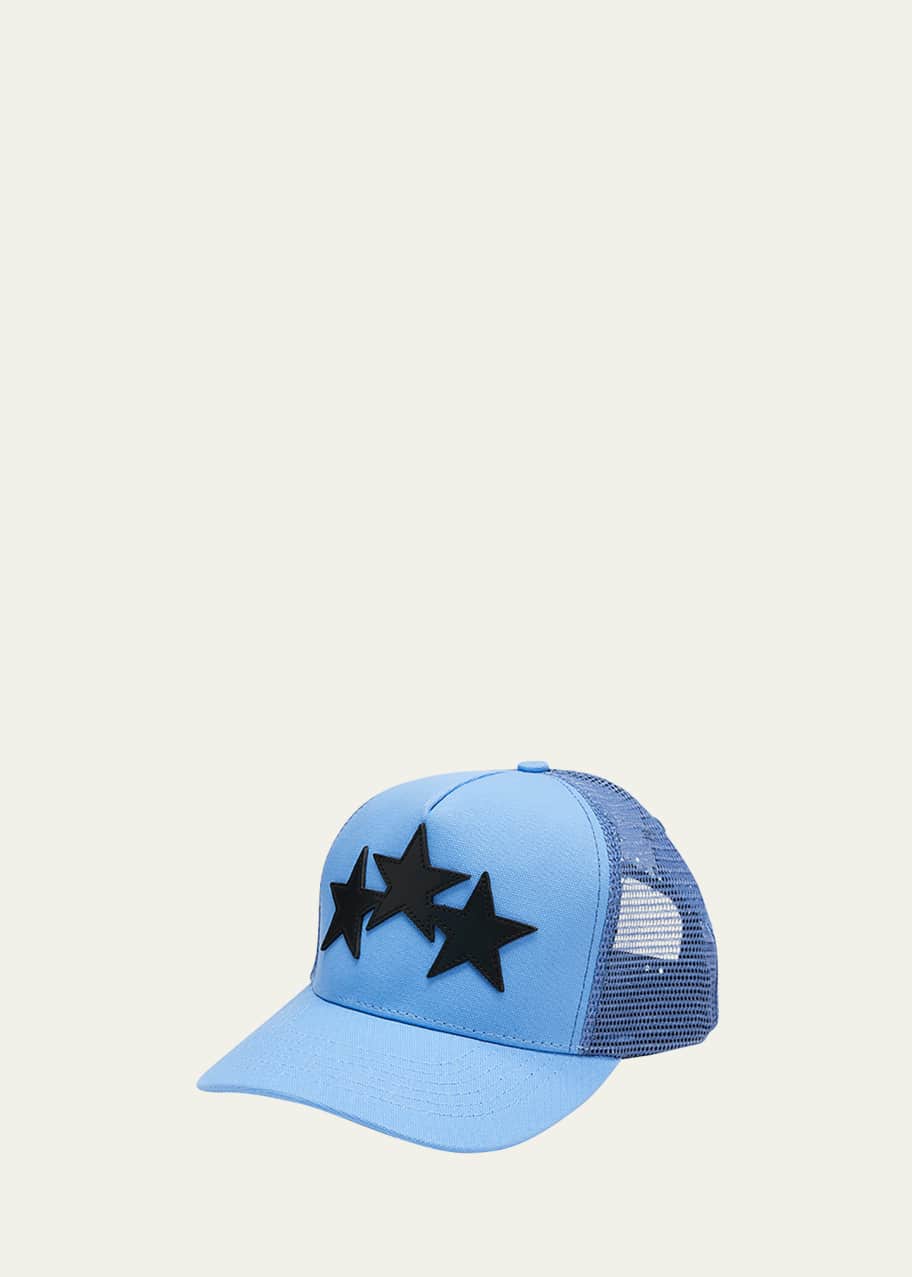 Amiri Men's 3-Star Trucker Hat - Bergdorf Goodman