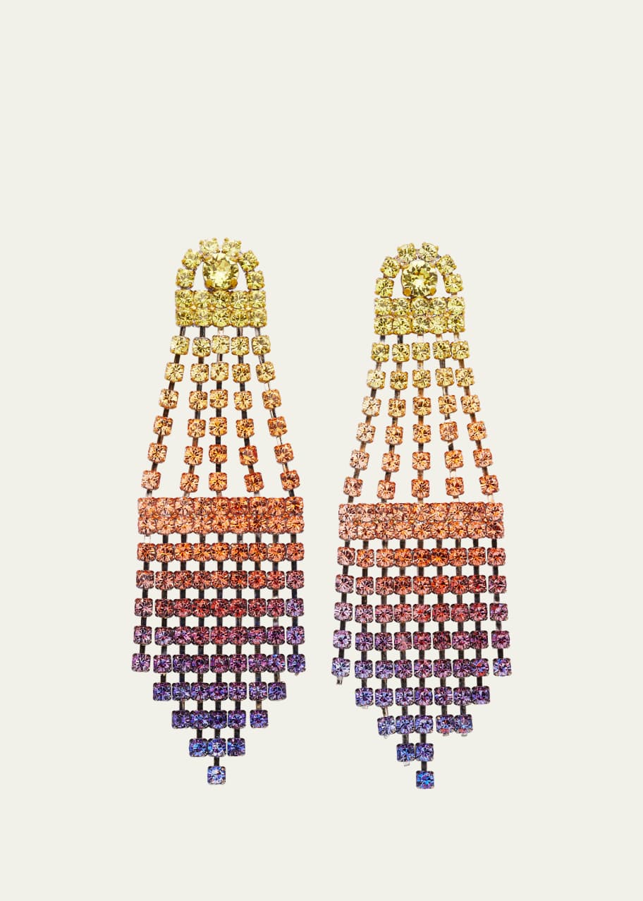 Oscar de la renta waterfall earrings on sale
