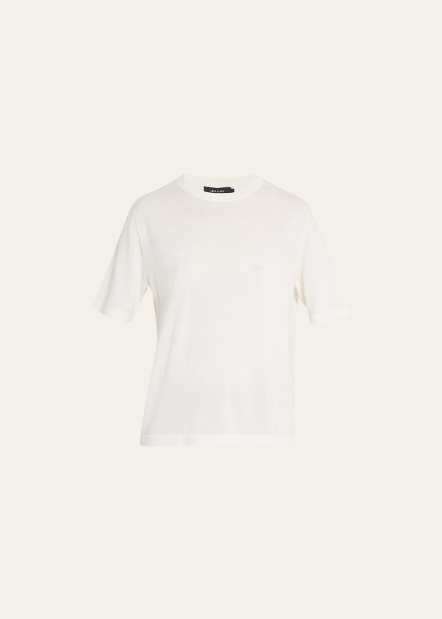 LISA YANG Off-White 'The Ren' Midi Dress