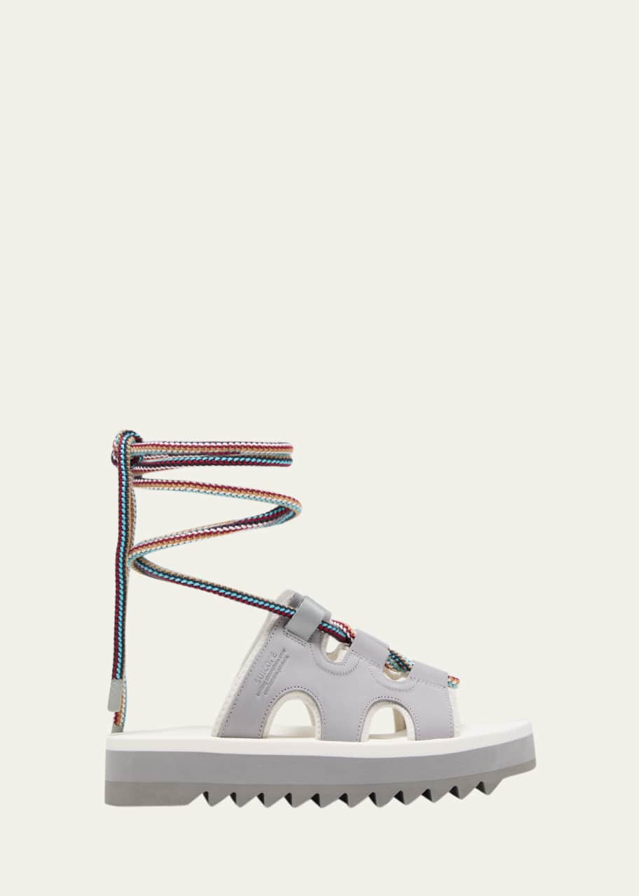 Lace up slide best sale sandals