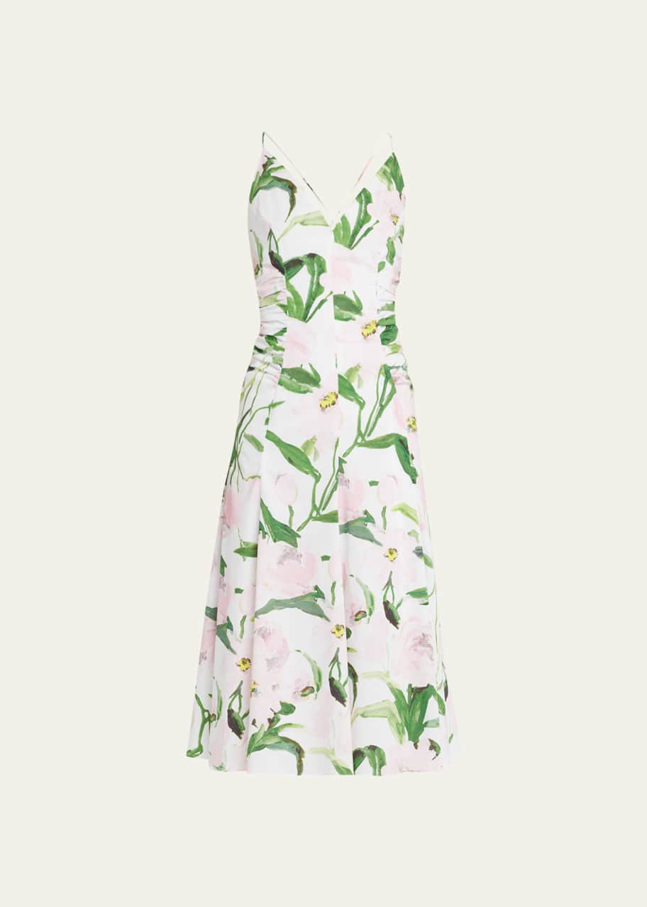 green emerald velvet dress PULL&BEAR. Black floral dress Tm – Hibuy market